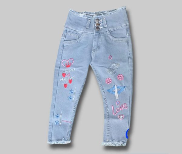 Embroidery Girls jeans