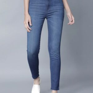 Women jeans single button
