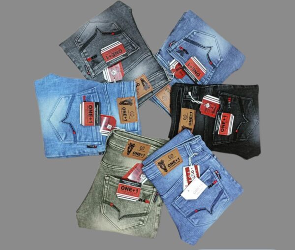 Men poly cotton jeans