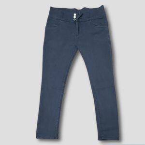 Women plain high-waist jeans