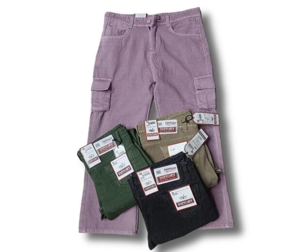 women straight cargo jeans